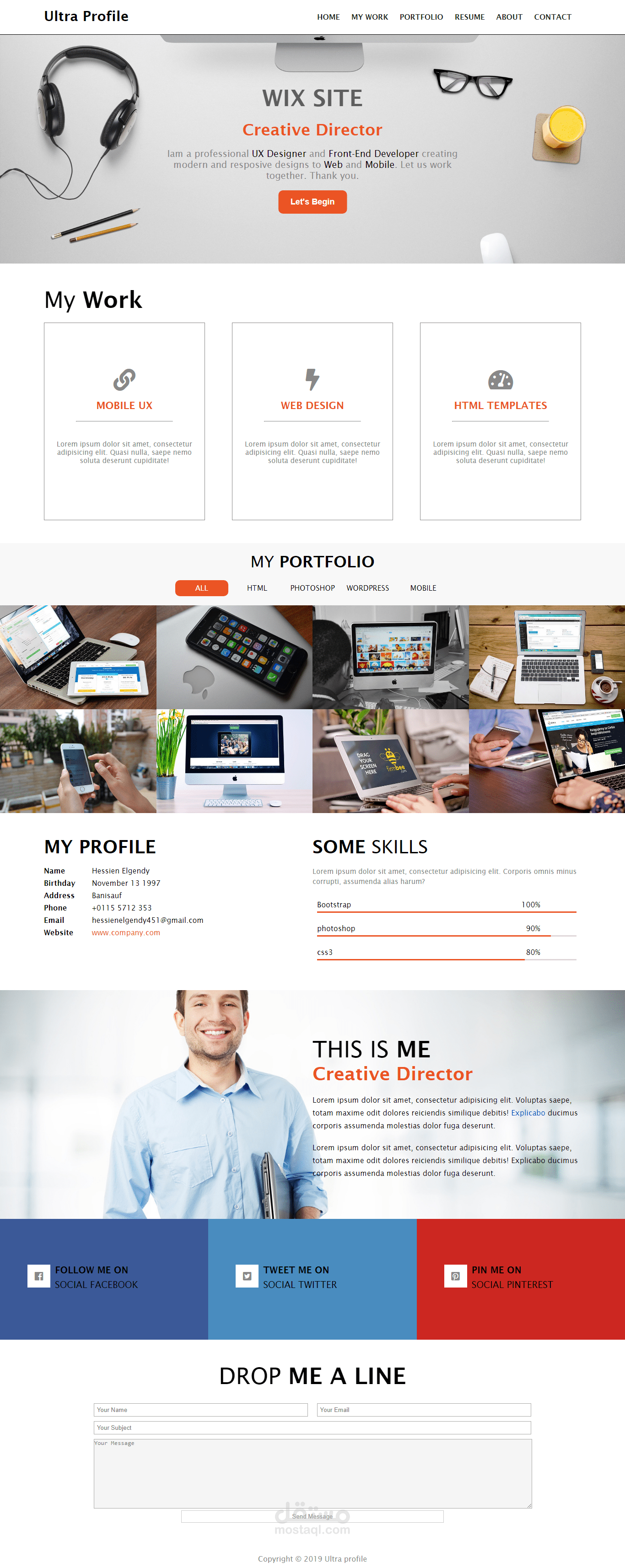 responsive template