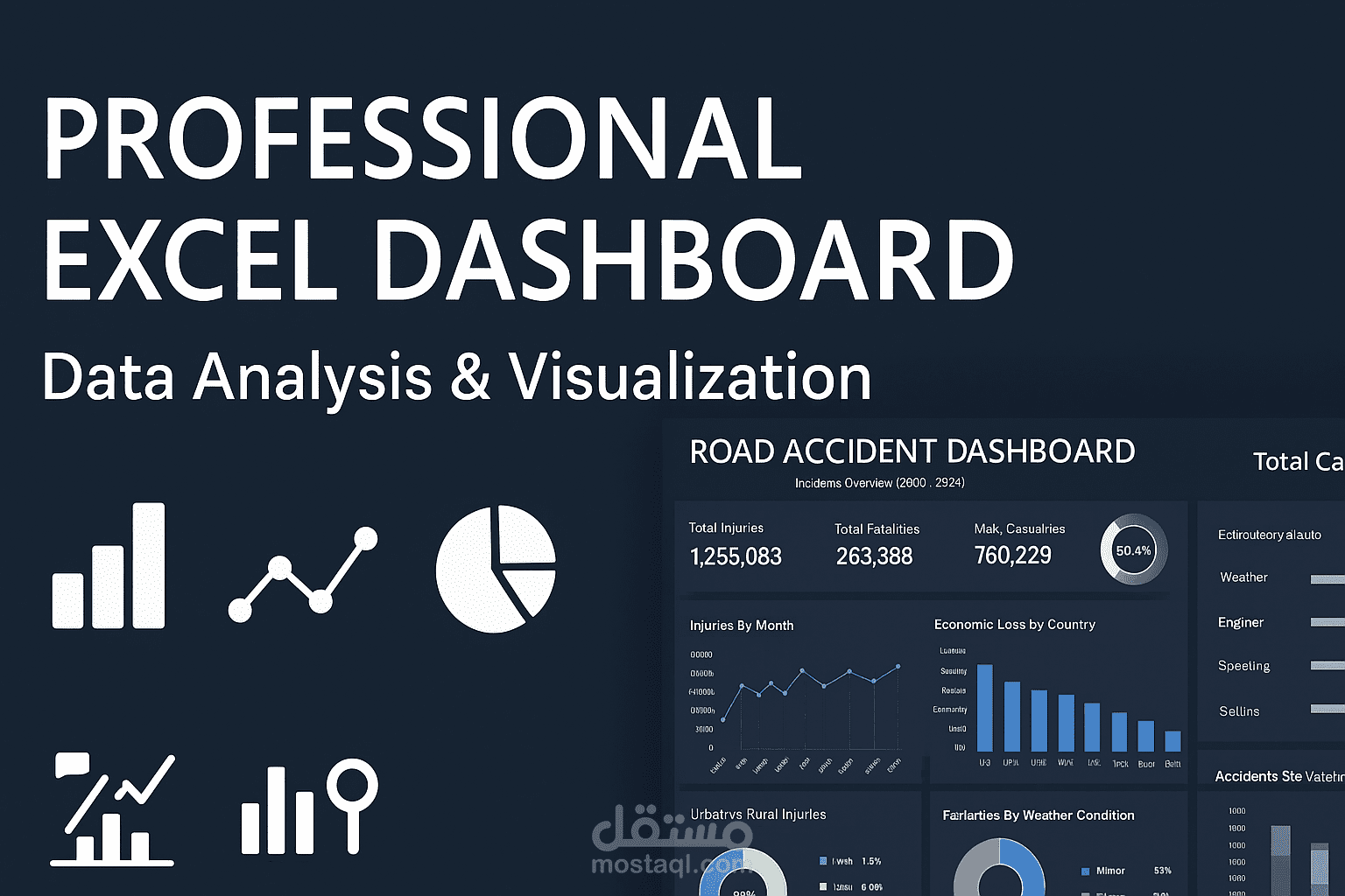 Road Accident Dashboard – تحليل بيانات حوادث الطرق (2000 – 2024)