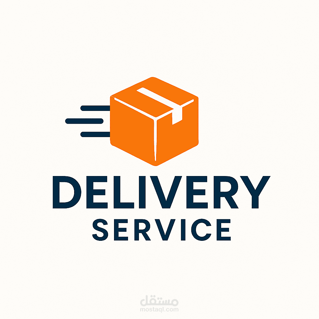 تصميم شعار لتطبيق توصيل طلبات