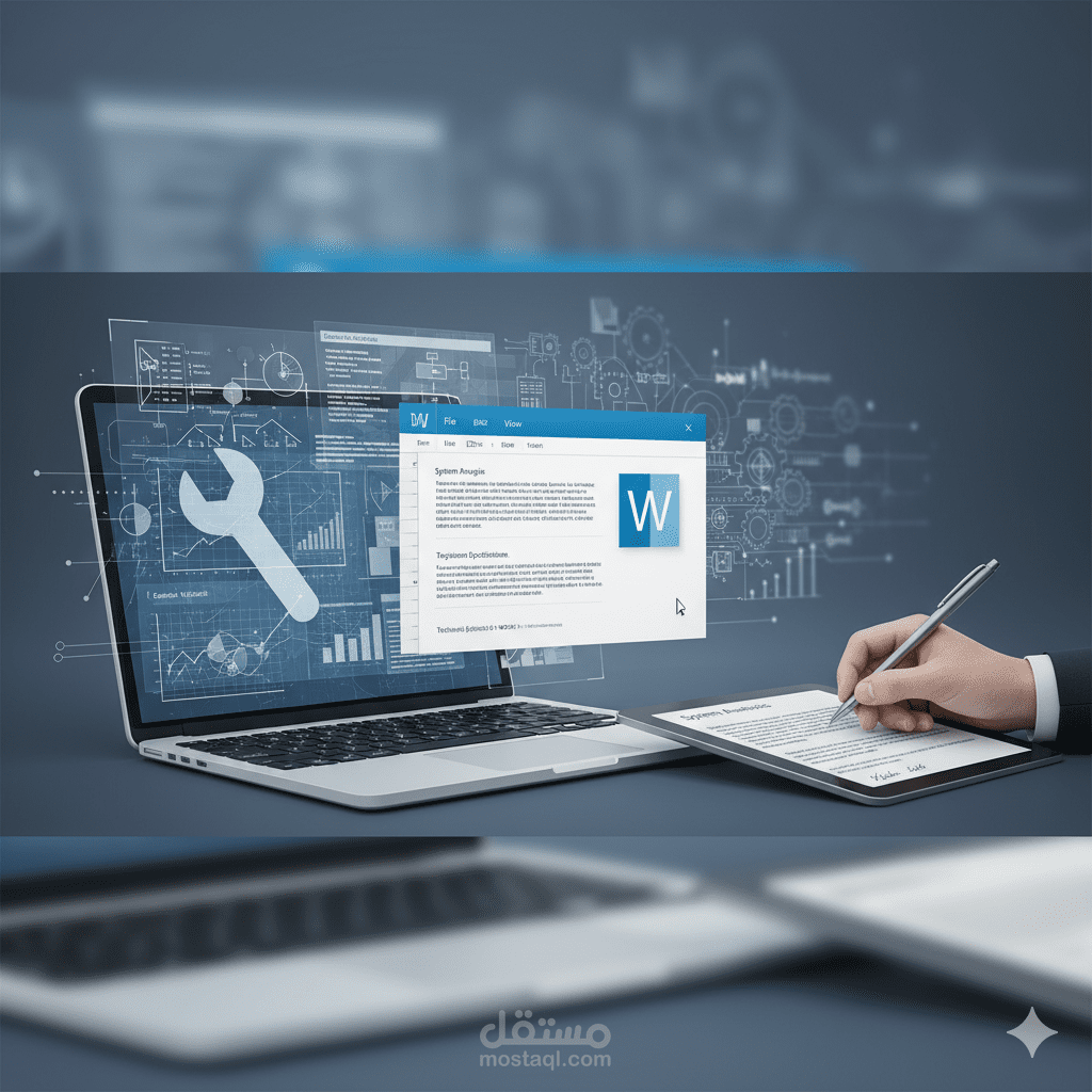 مش فاضي تكتب تقريرك الفني؟ أنا أعملهولك بكل التفاصيل والمعايير الصح