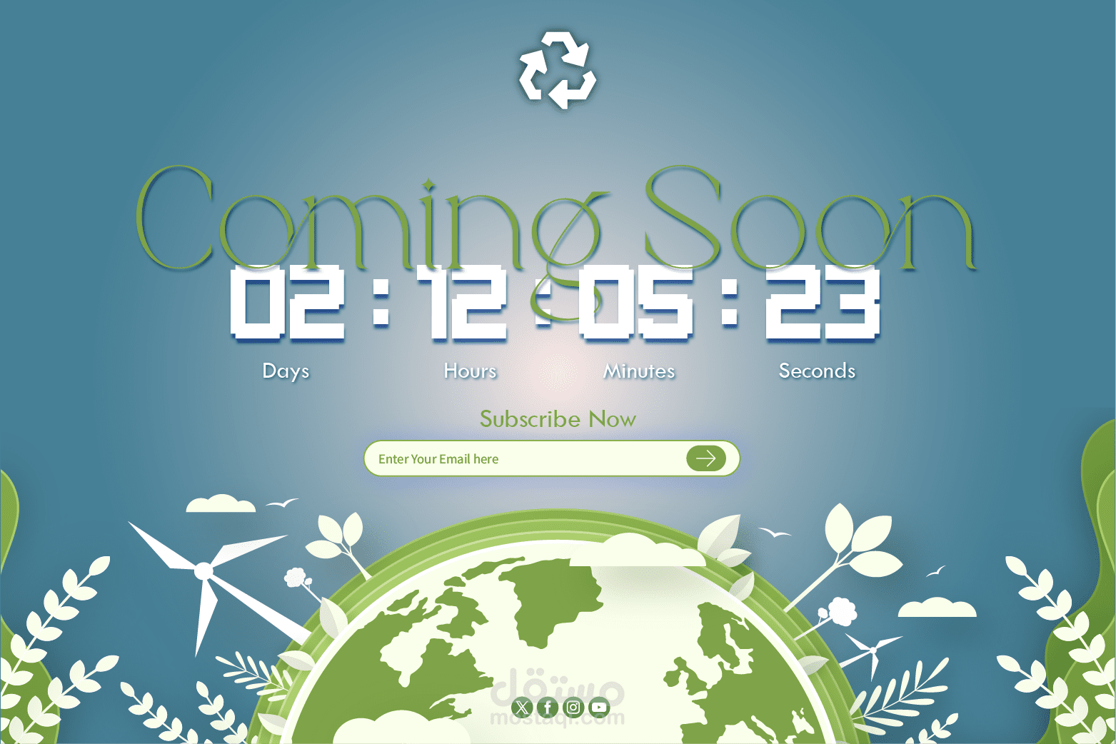 Coming soon ui design