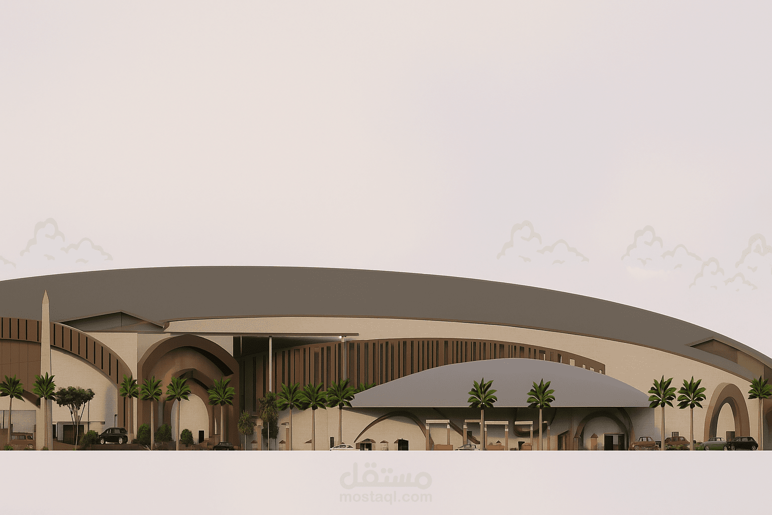 مشروع تصميم متحف ثقافي في الواحات البحرية – مصر.