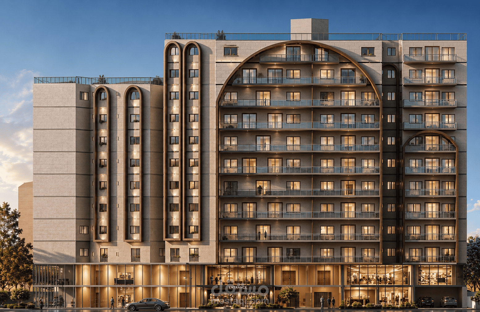 Residential Complex with Commercial Podium