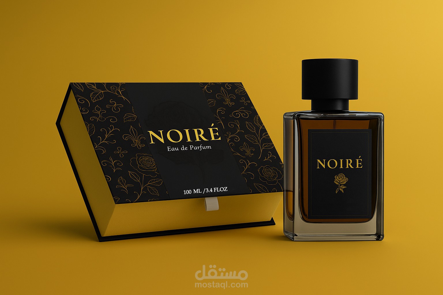 تصميم باكيدج  لبرفيوم فاخر يحمل اسم NOIRÉ