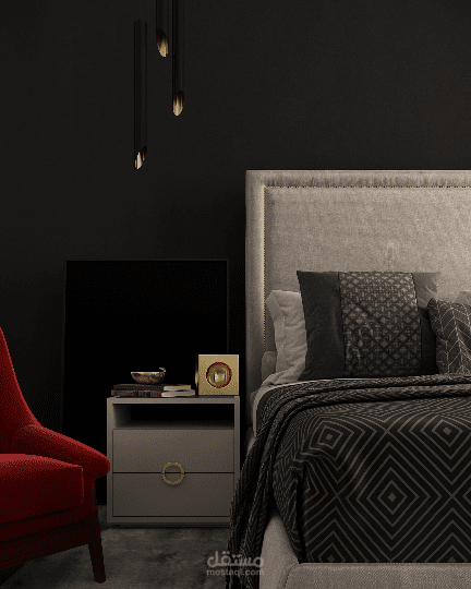 تصميم غرفة نوم ثلاثية الأبعاد - 3D Bedroom Design