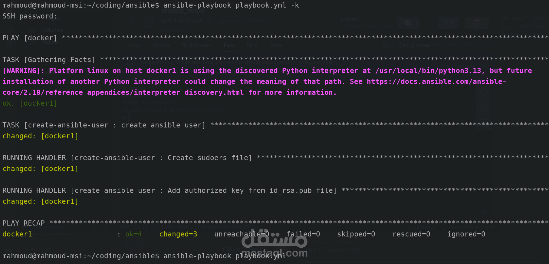 Ansible User Intialization