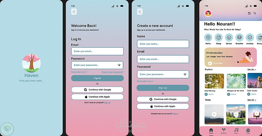 Haven meditation app