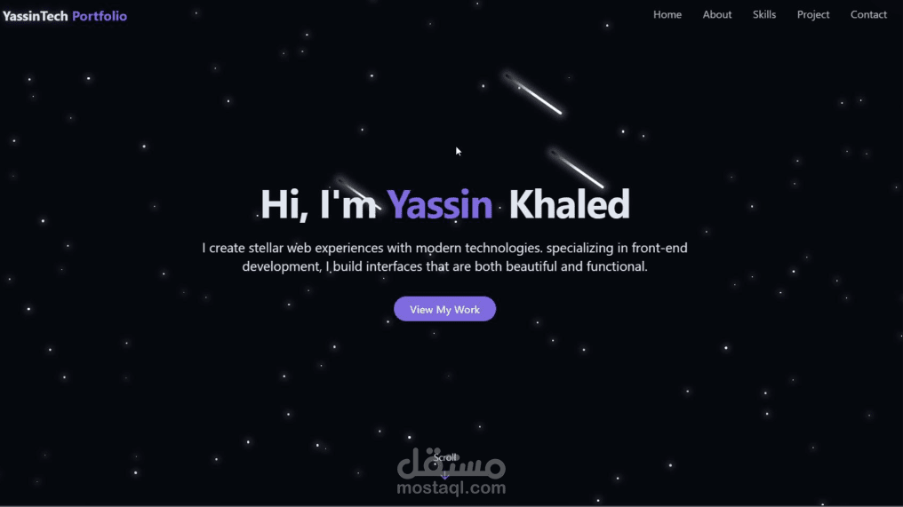 تطوير ونشر موقع بورتفوليو احترافي باستخدام React على Vercel