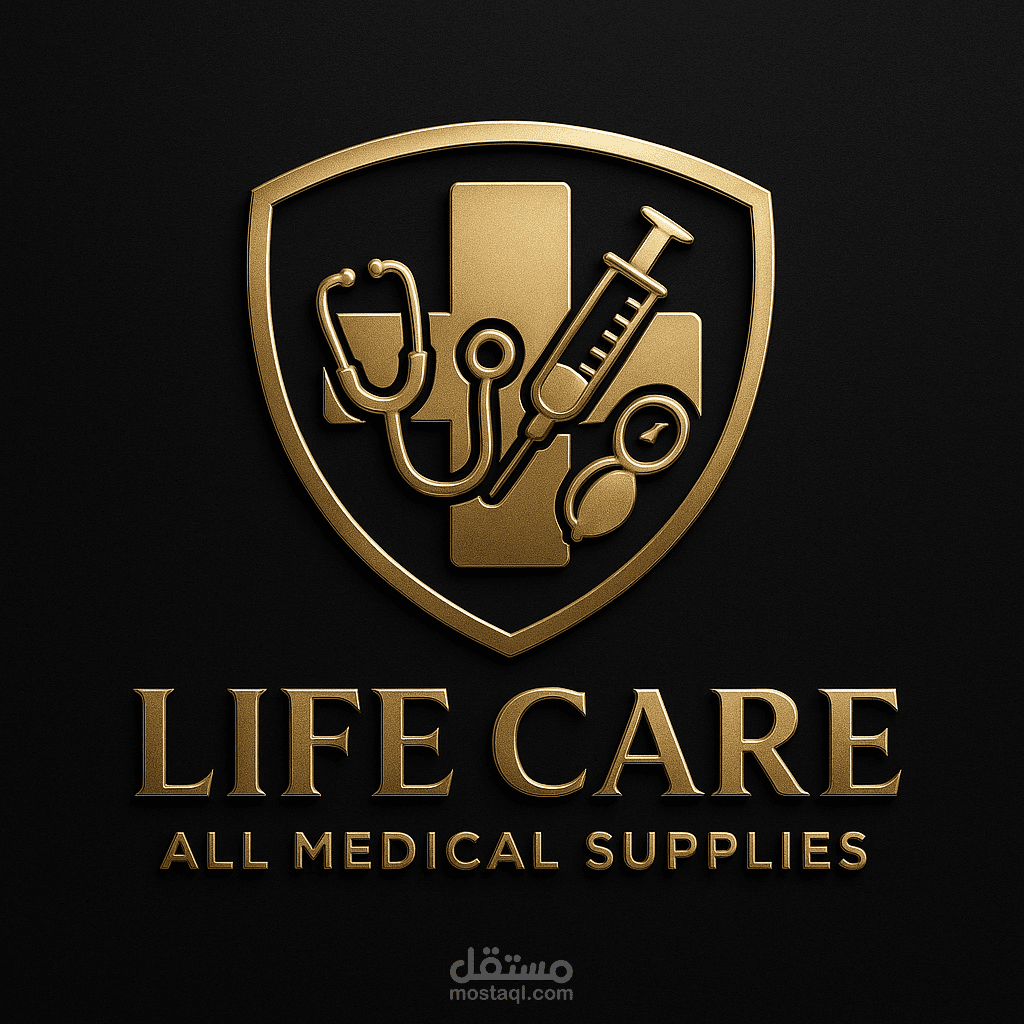 تصميم لوجو Life Care – المستلزمات الطبية المتكاملة