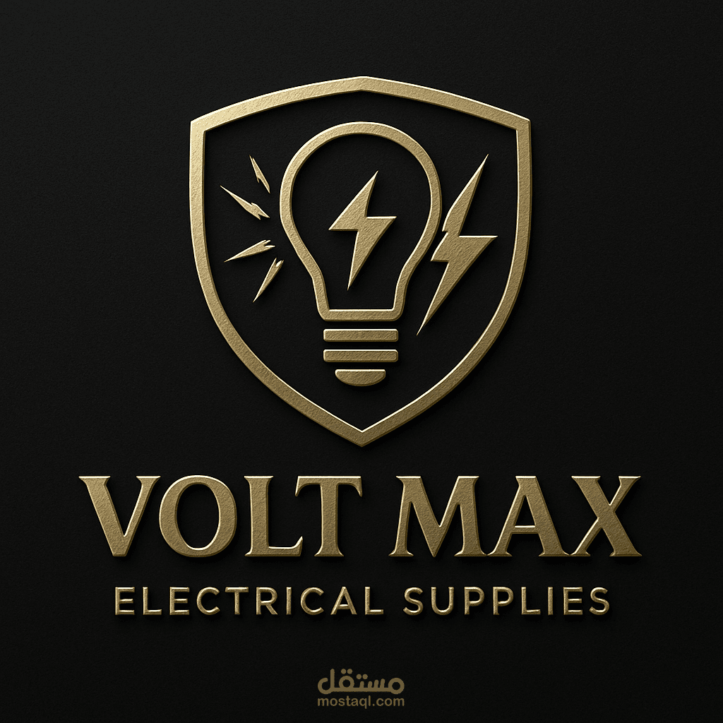 تصميم لوجو Volt Max – للأدوات والمستلزمات الكهربائية