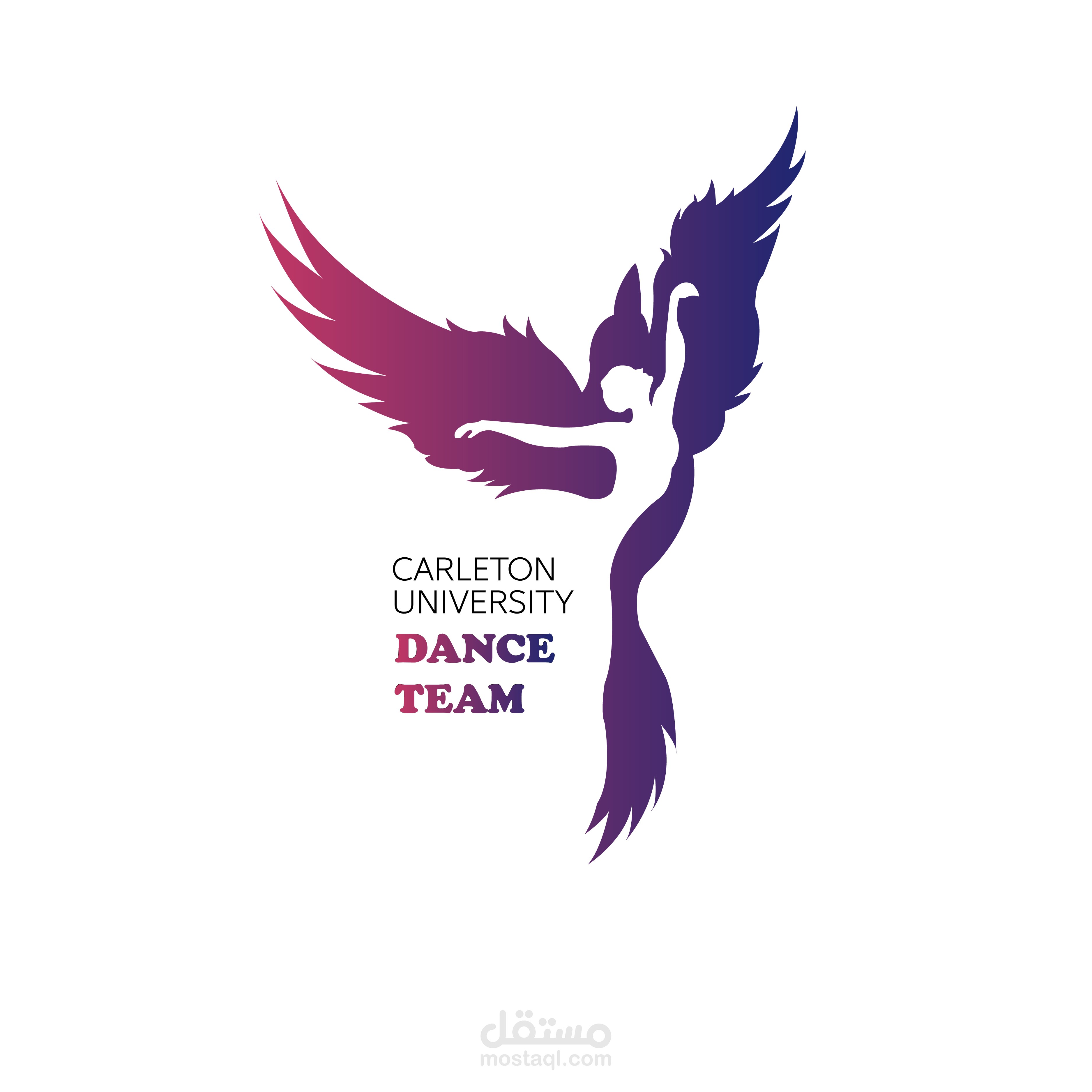 تصميم شعار -Clarton University  Dance Team