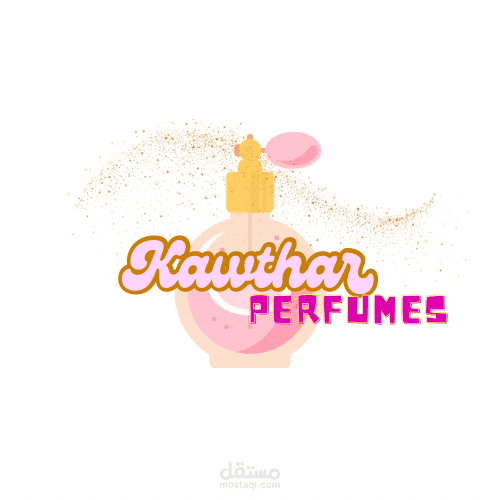 شعار لمحل عطور اونلاين