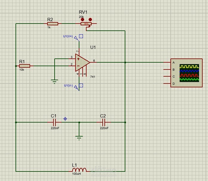Colpits oscillator