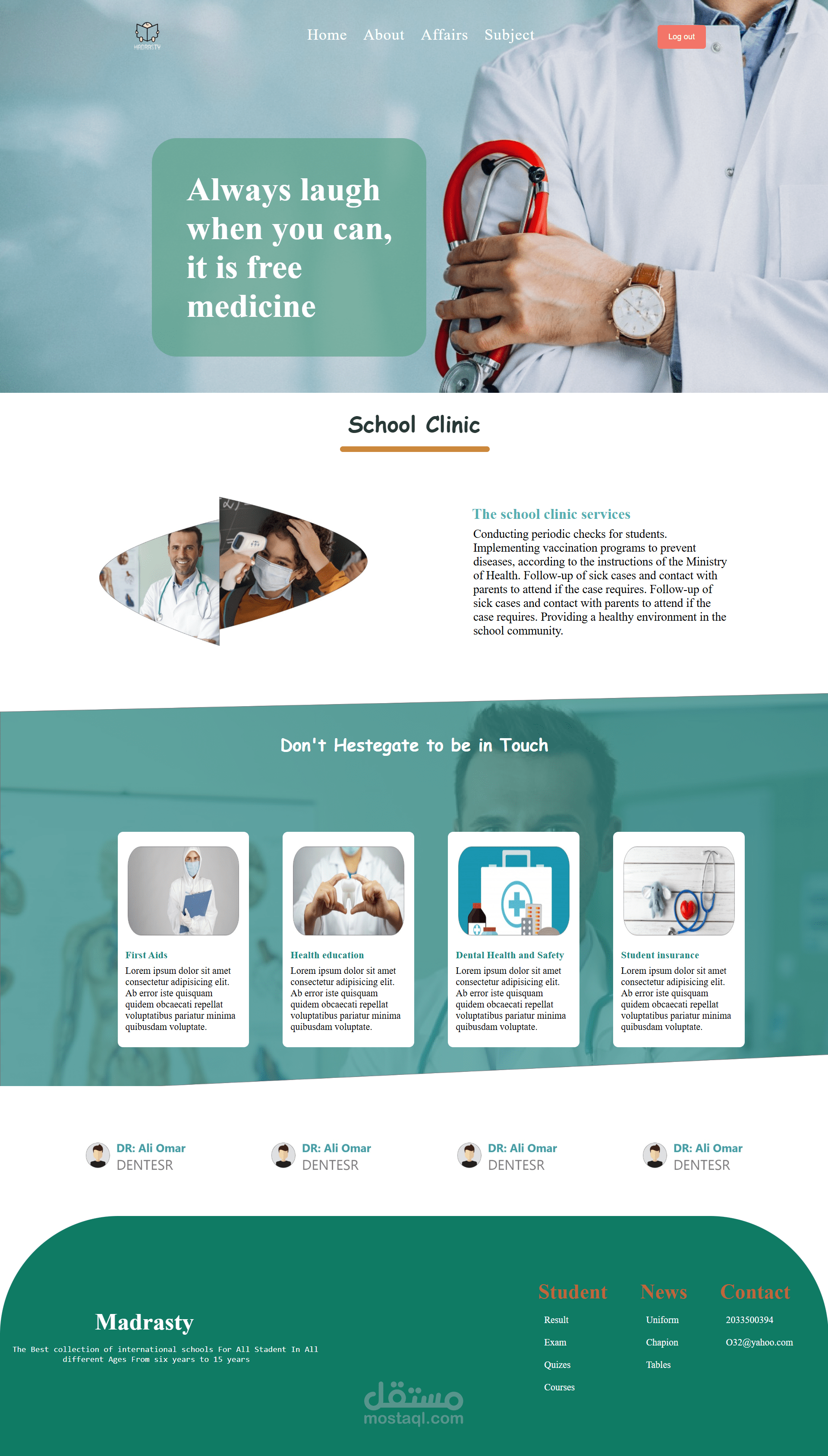 Doctor Website