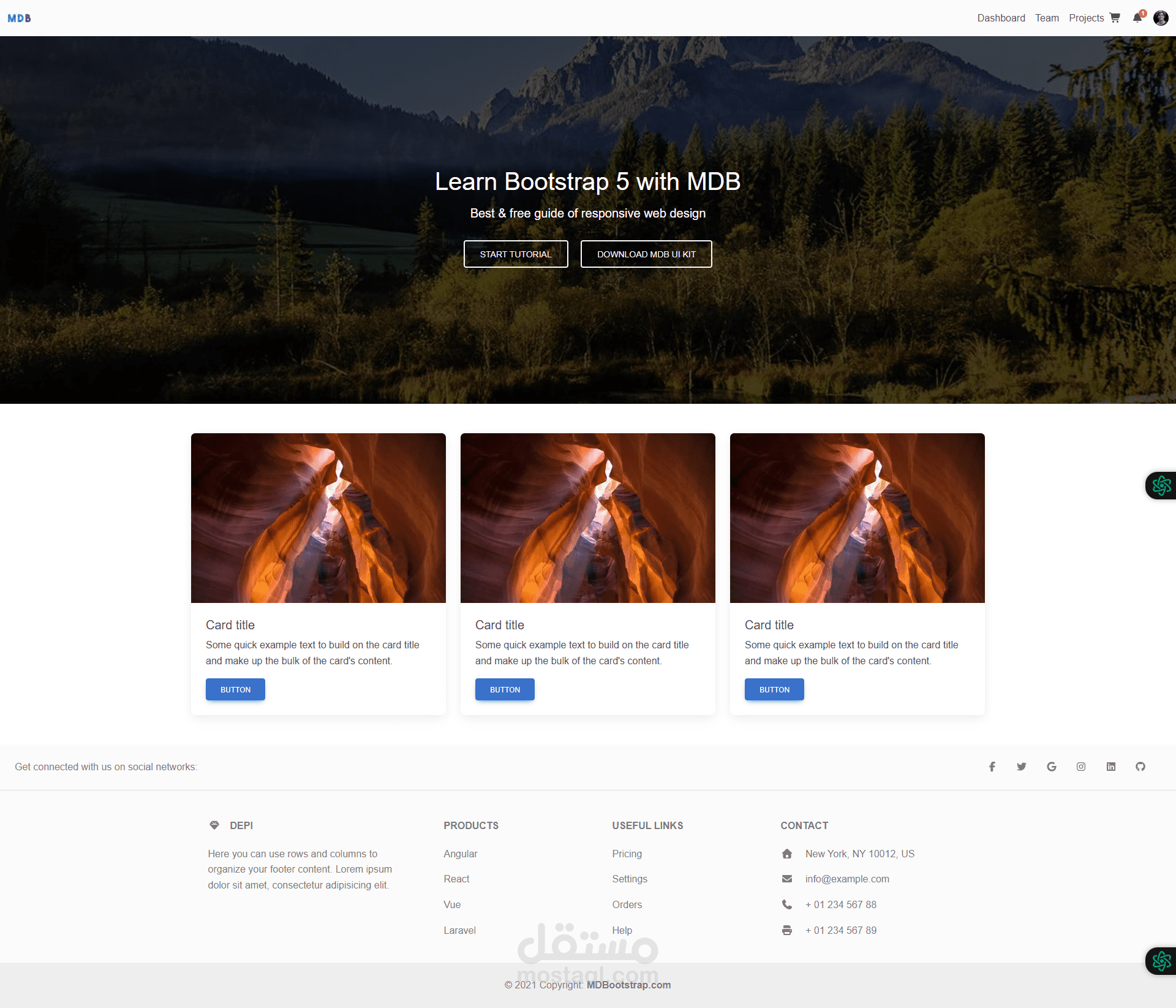 MDB website