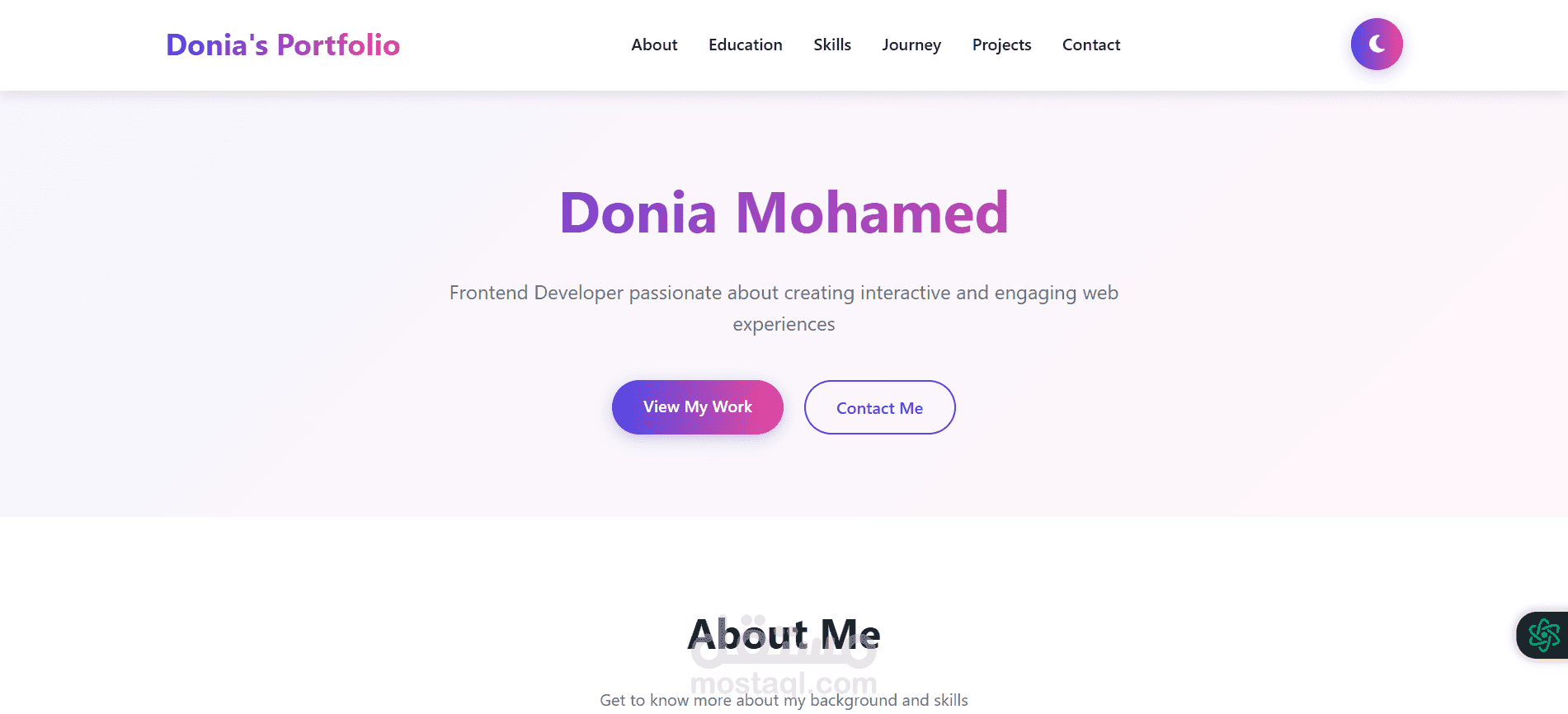 موقع بورتيفوليو portfolio