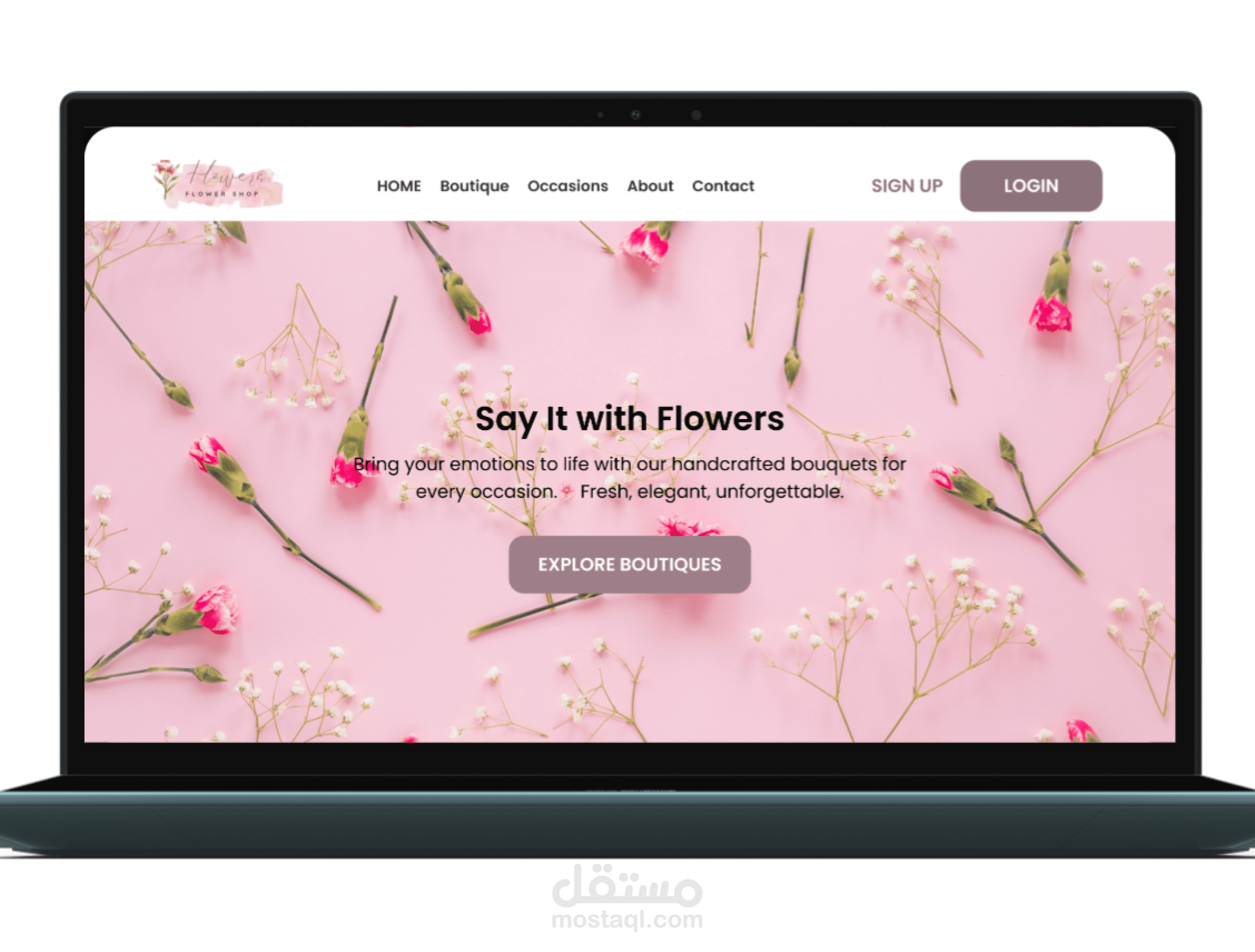 تصميم صفحة هبوط )Landing Page(