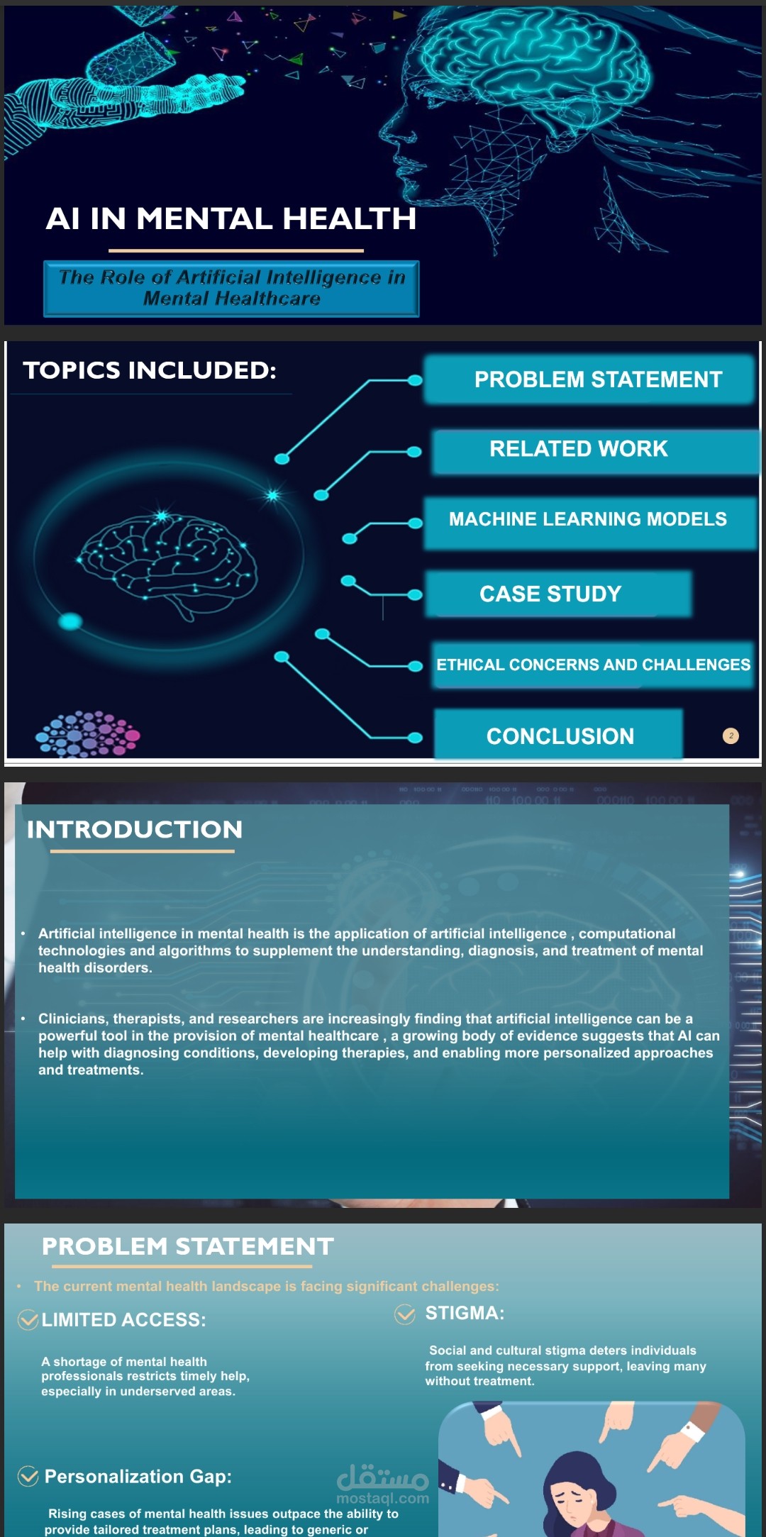 PPT Presentation: AI in mental health