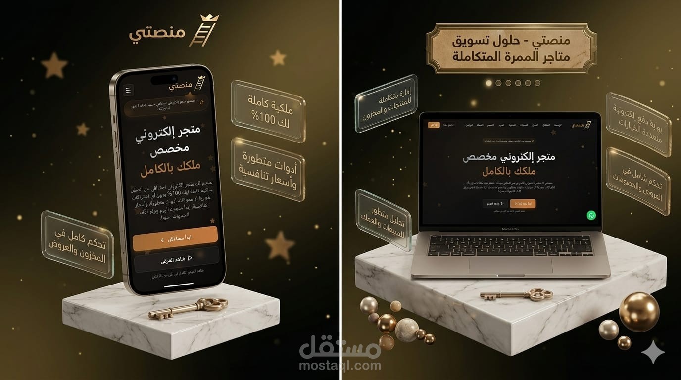 صفحة هبوط تسويقية احترافية لزيادة المبيعات والتحويلات