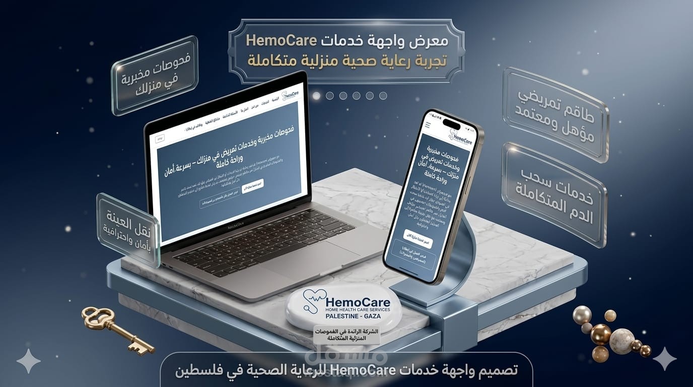 منصة طبية متكاملة للحجوزات والتوظيف مع أتمتة العمليات Hemocare
