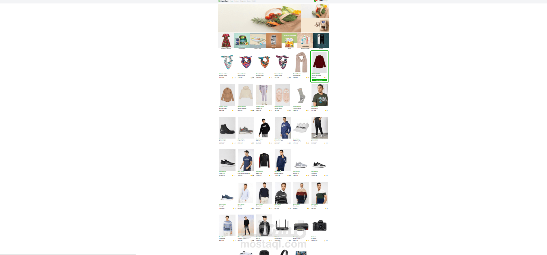 Fresh Cart E-commerce