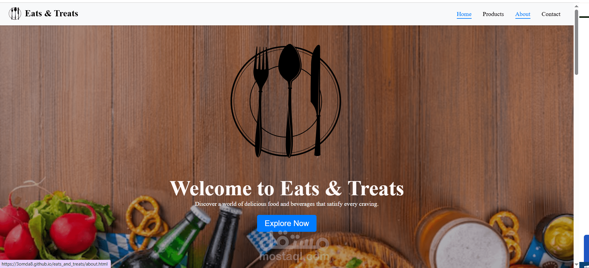 Online Shop for Food & Beverage Using HTML5 & CSS3