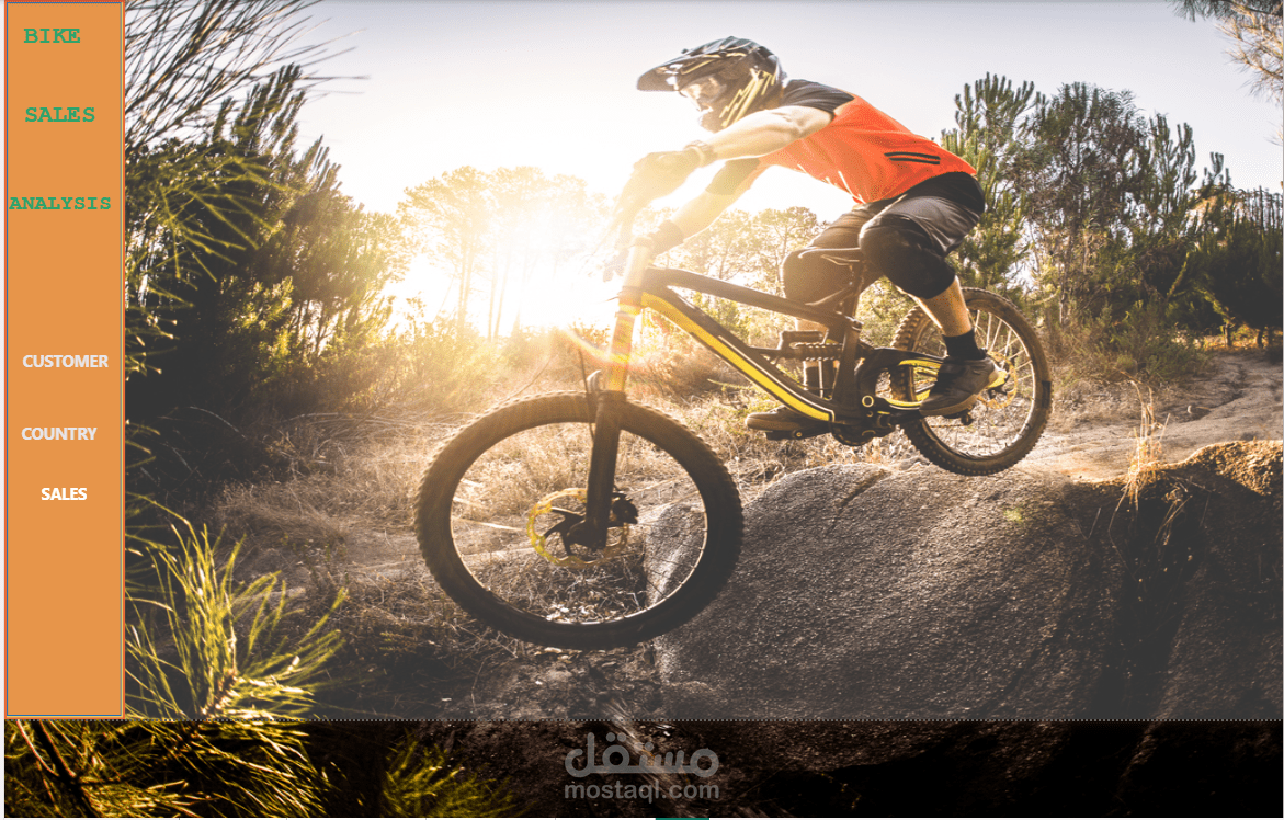 تحليل مبيعات متجر دراجات مع عرض النتائج علي داشبورد تفاعلية