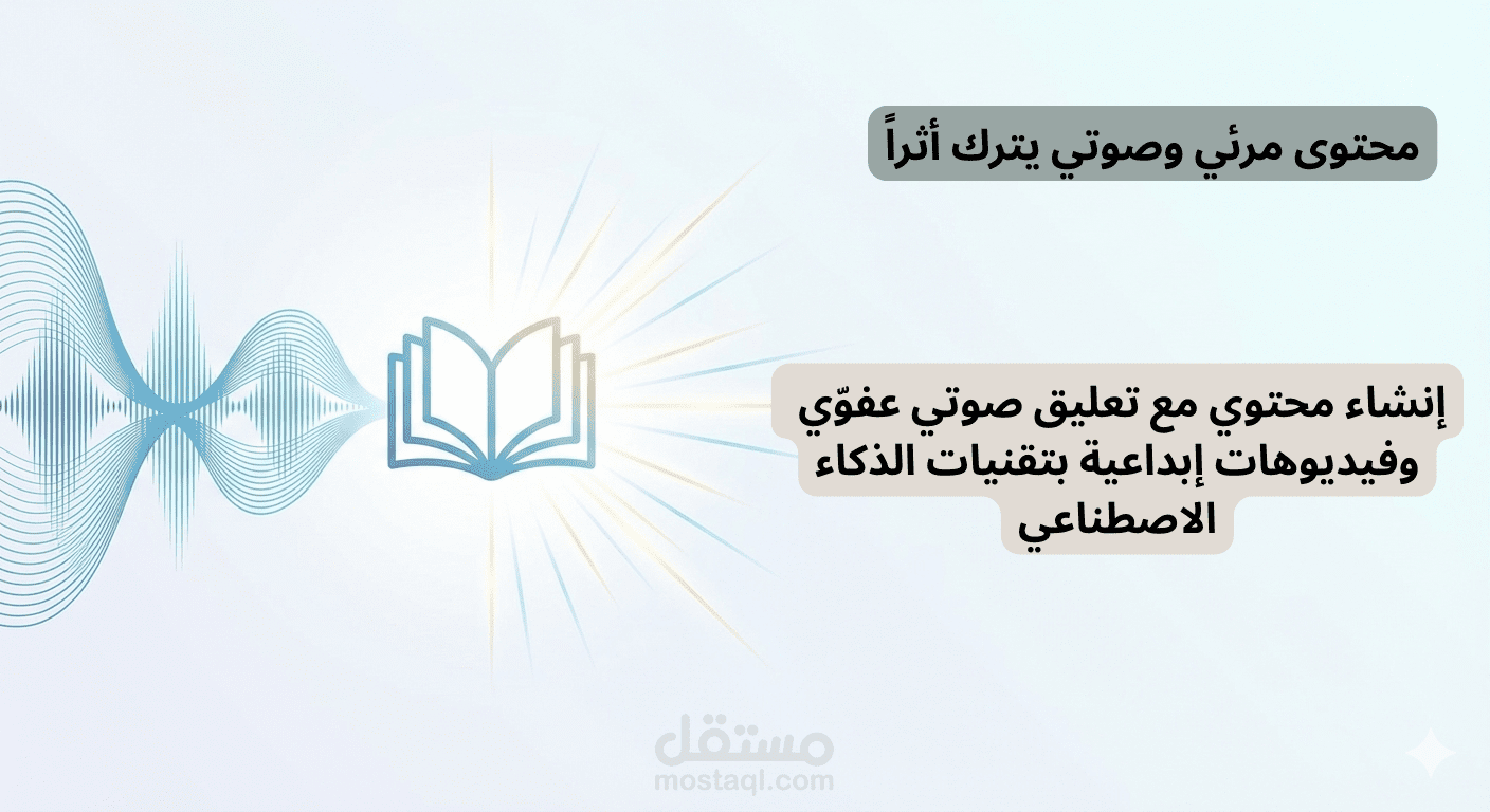 إنشاء المحتوي ، و عمل فيديوهات