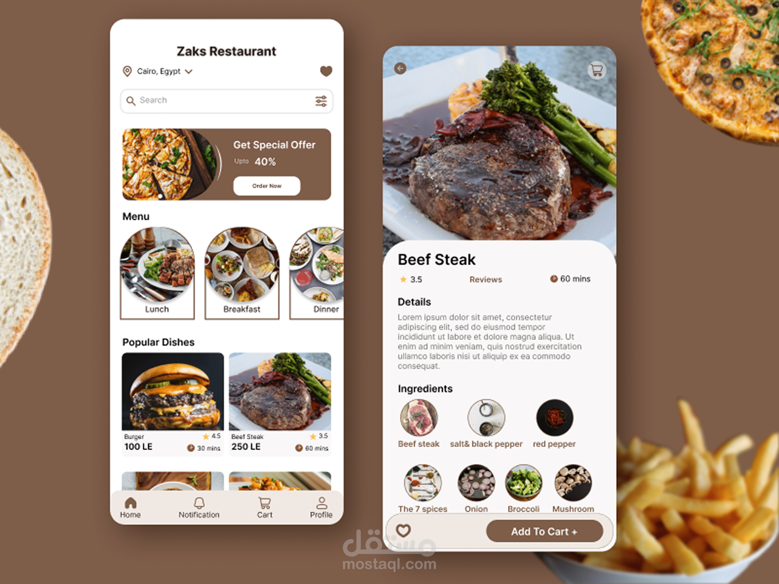 Restaurant app