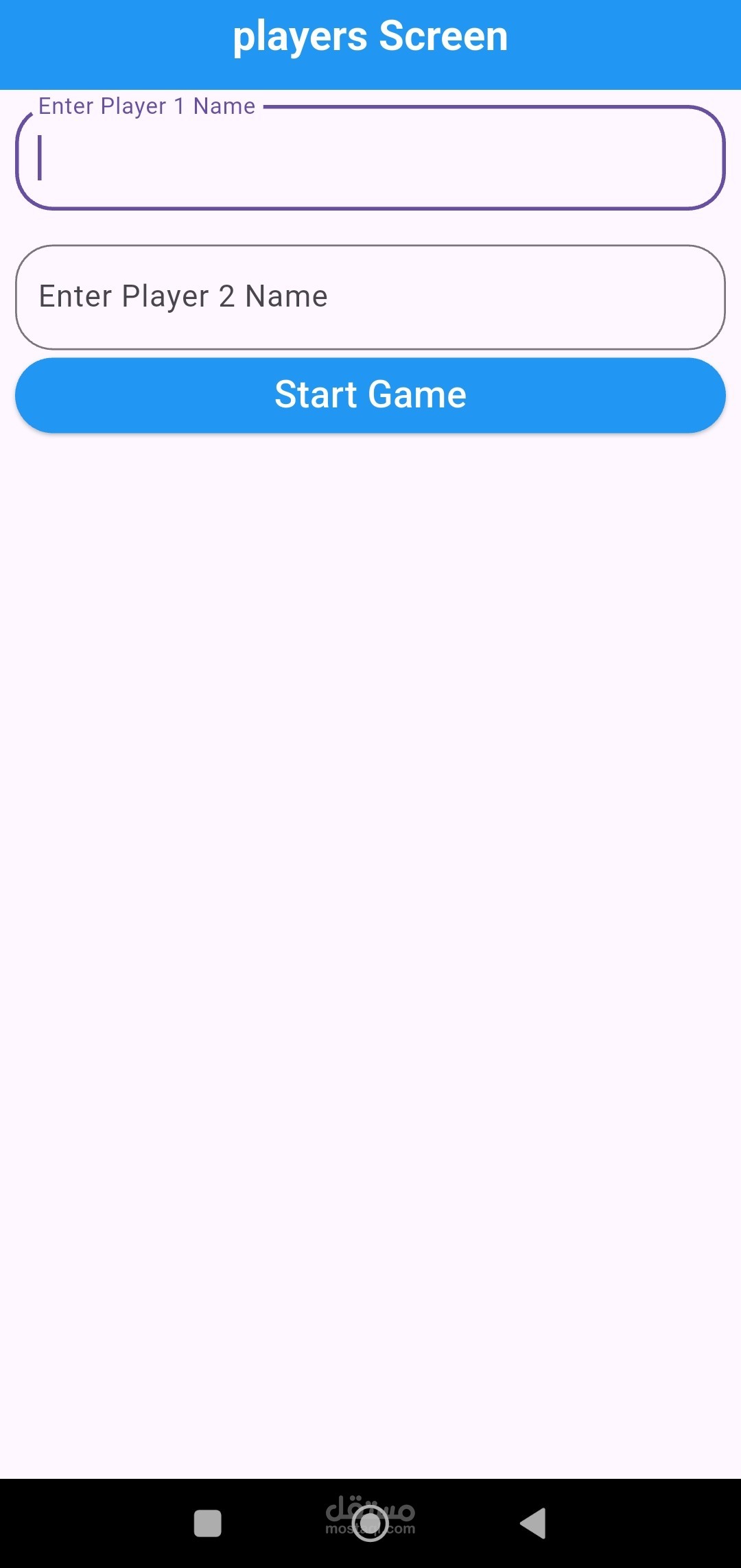 لعبة XO باستخدام Flutter وDart