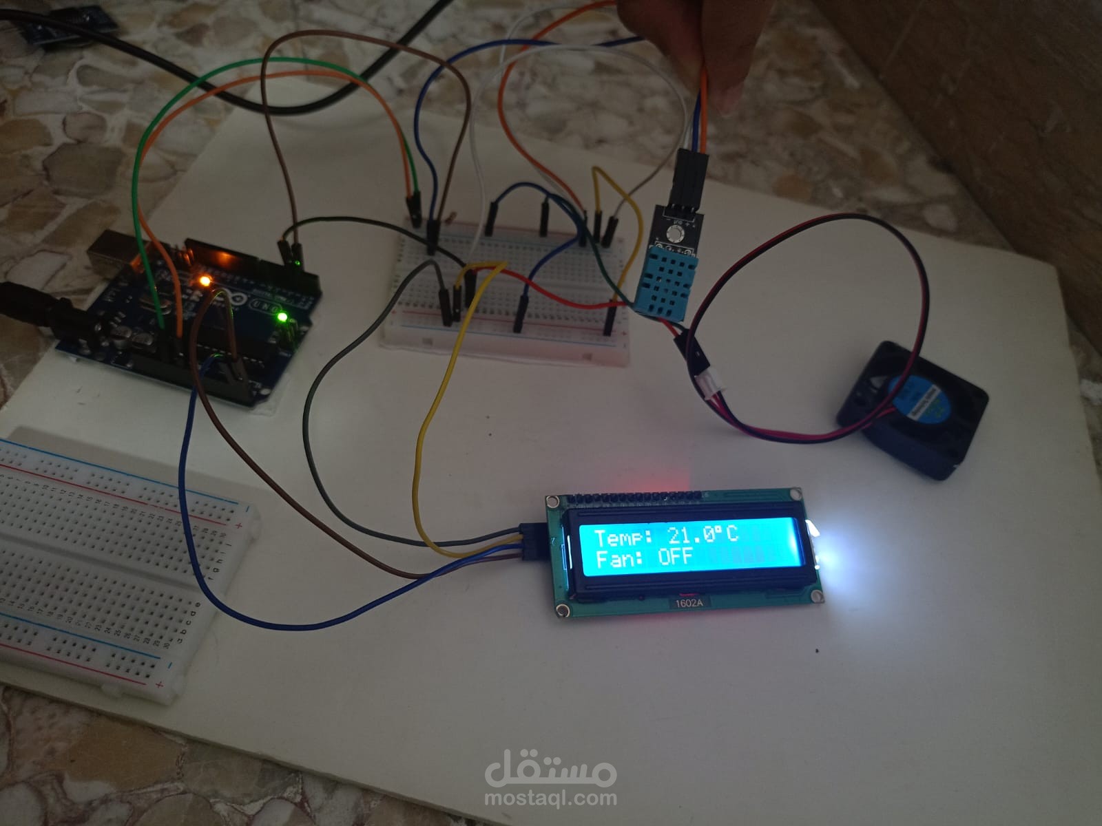 Automatic Fan control based on temperature