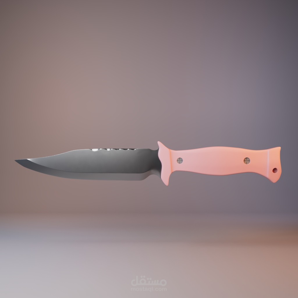 Realistic 3D Knife Modeling in Maya