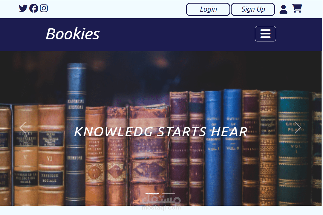 Book Store – Frontend Application