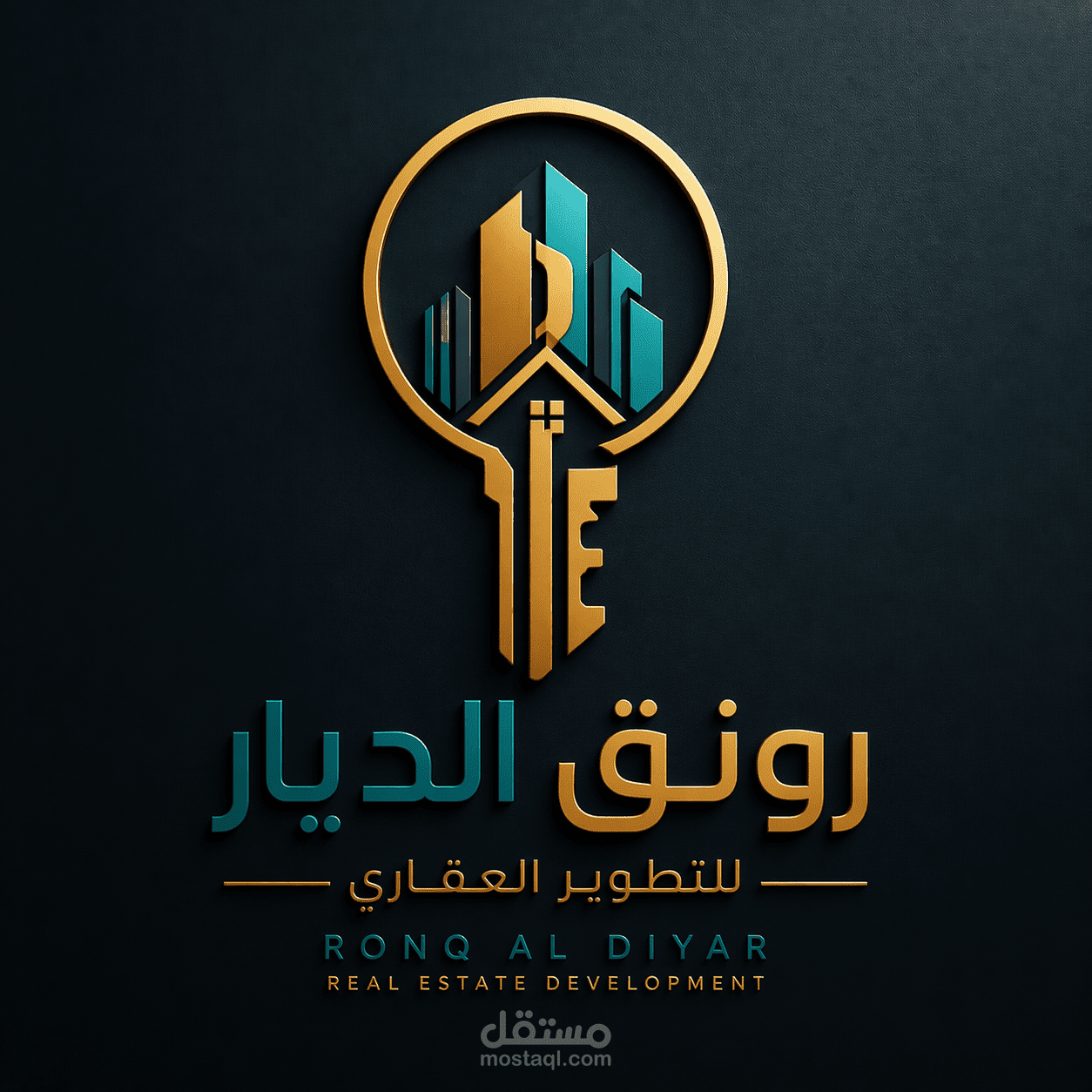 لوجو لمؤسسه رونق الديار