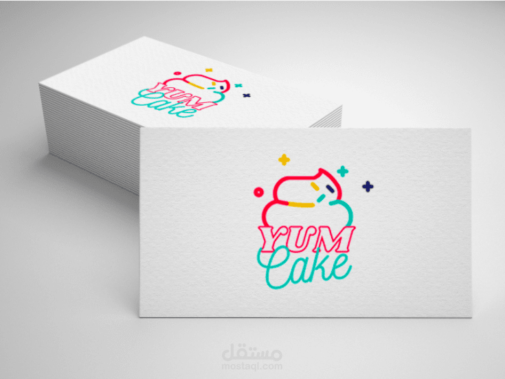 تصميم شعار يم كيك