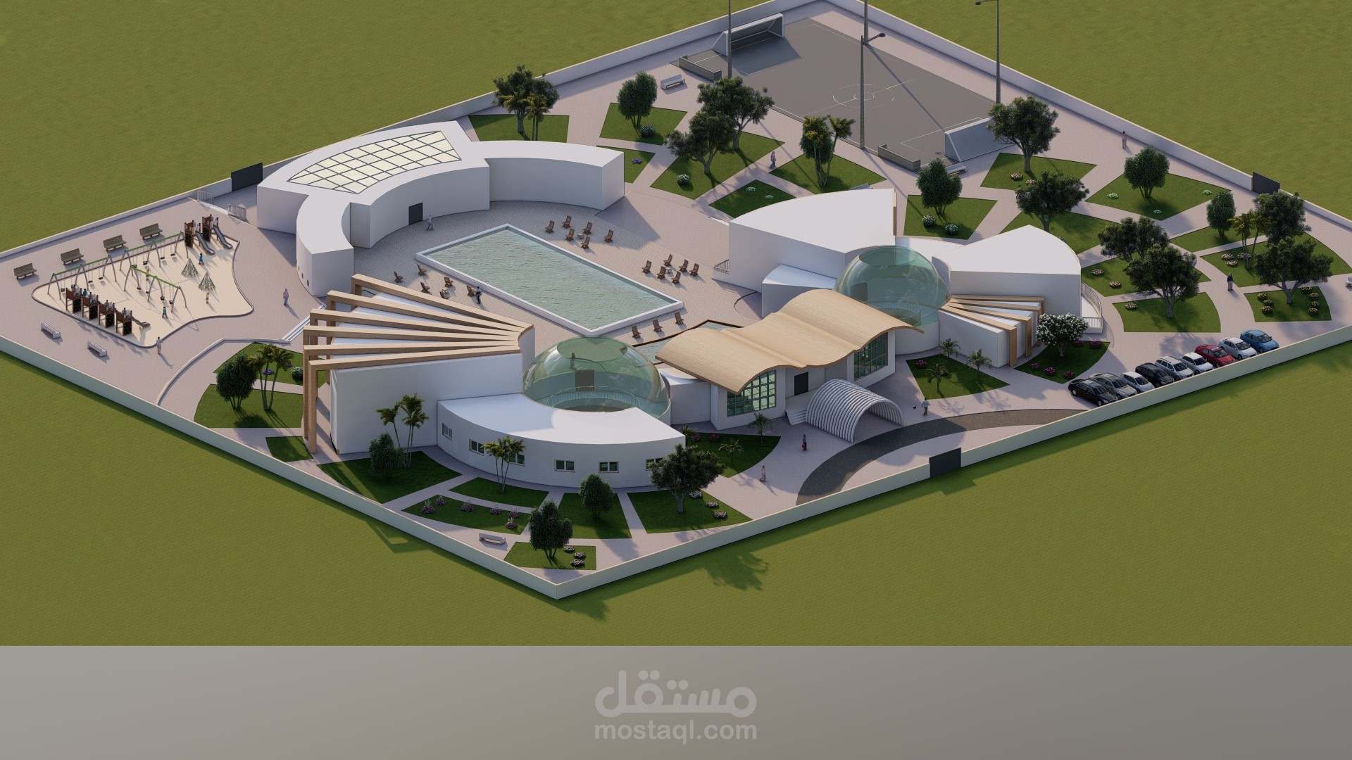تصميم نادى اجتماعى رياضى