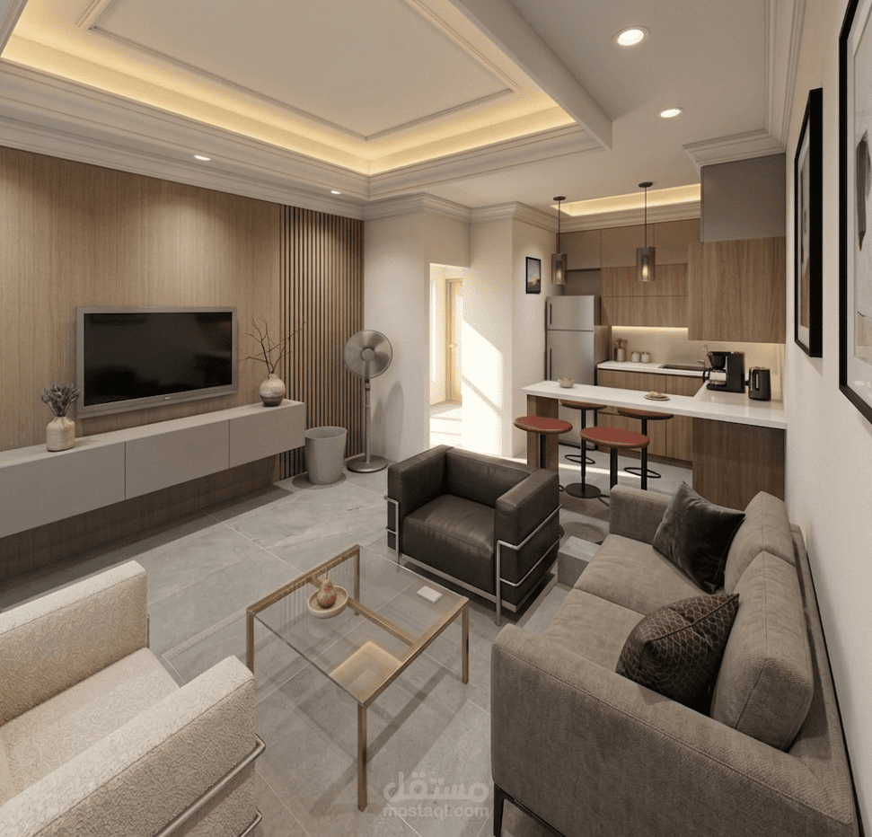 تصميم داخلة لشقة