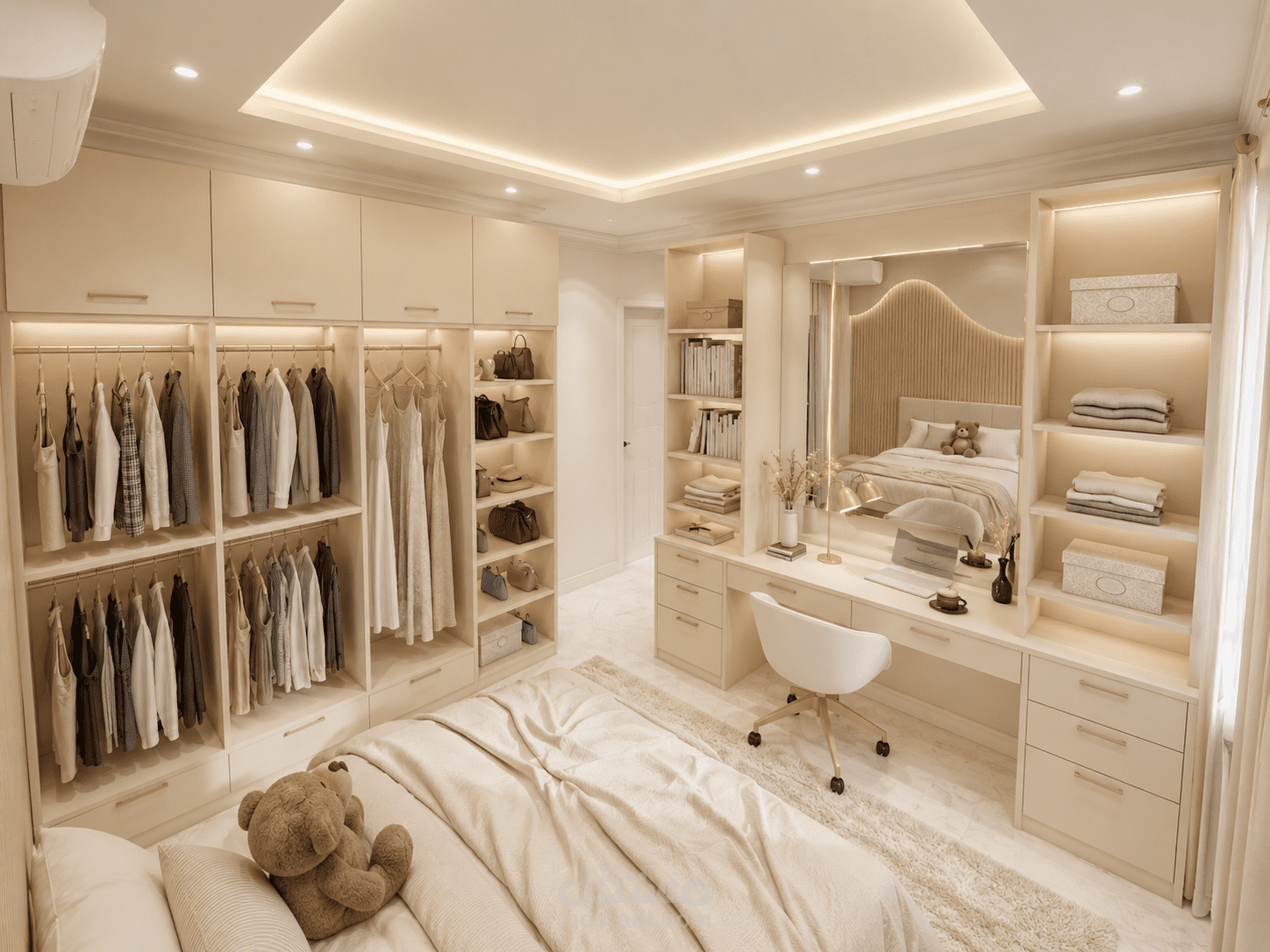 تصميم داخلى غرف نوم واثاثها