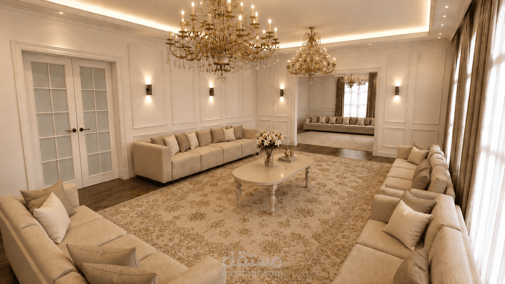 تصميم داخلى لمجلس