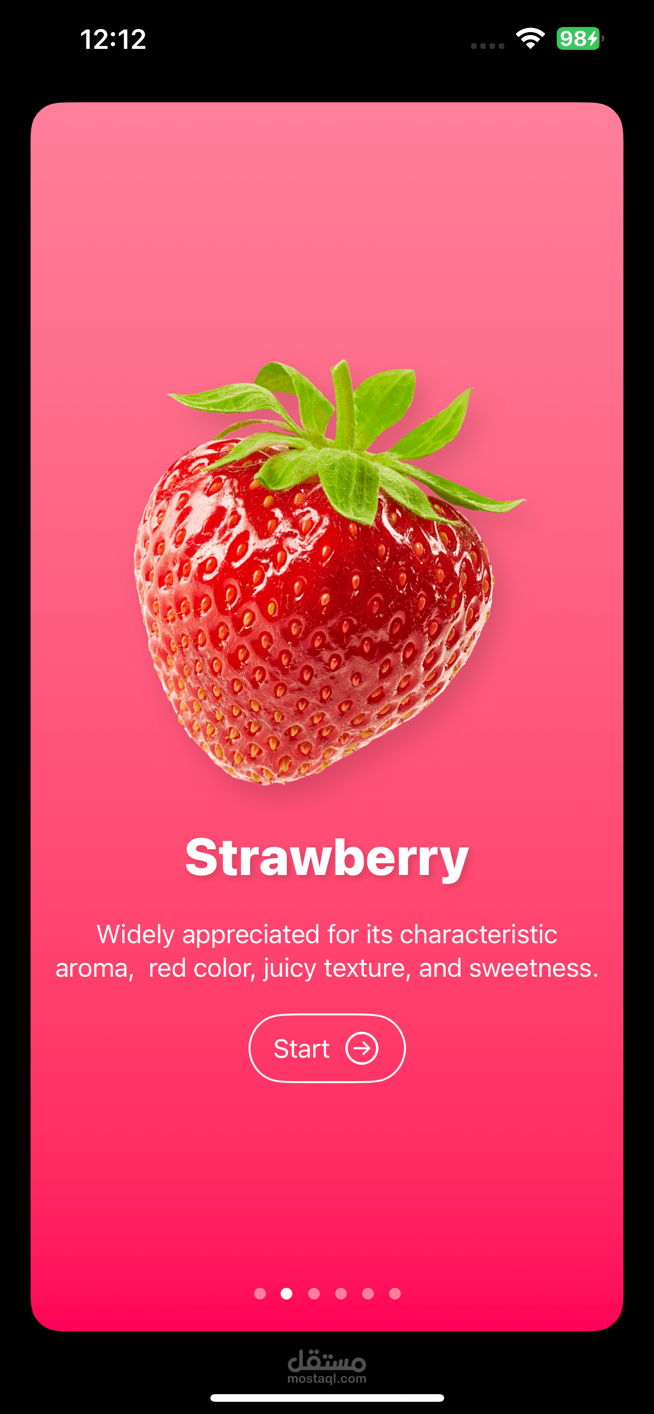 Fruits-App – تطبيق للتعريف بالفواكه (مطور باستخدام SwiftUI لنظام iOS)