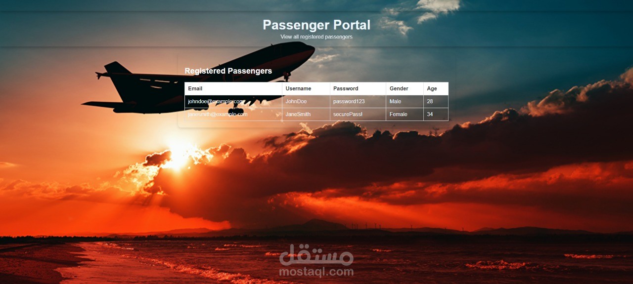 نظام إدارة المطار (Airport Management System)