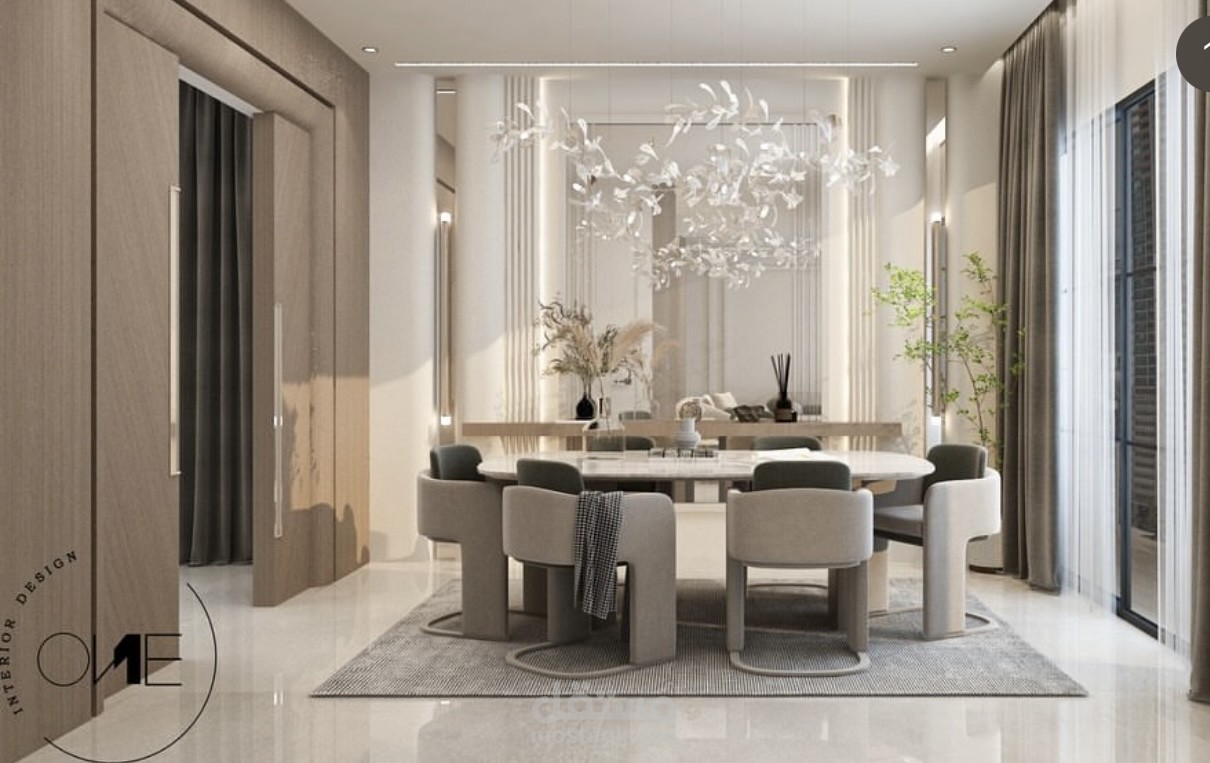 modern dinning room