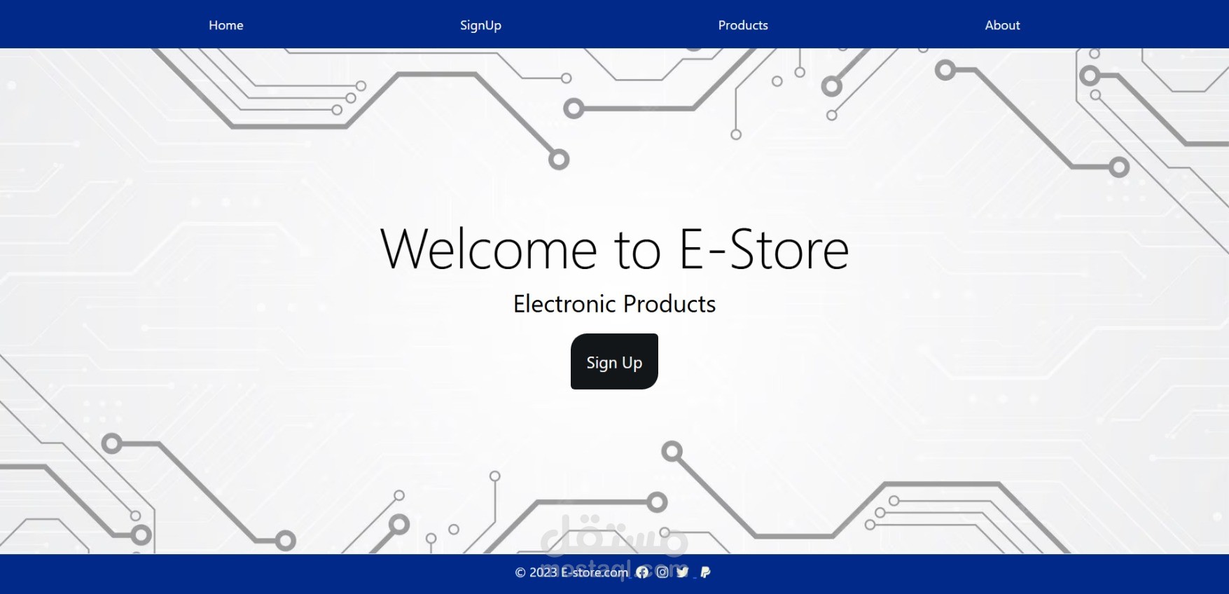 E-Commerce online store