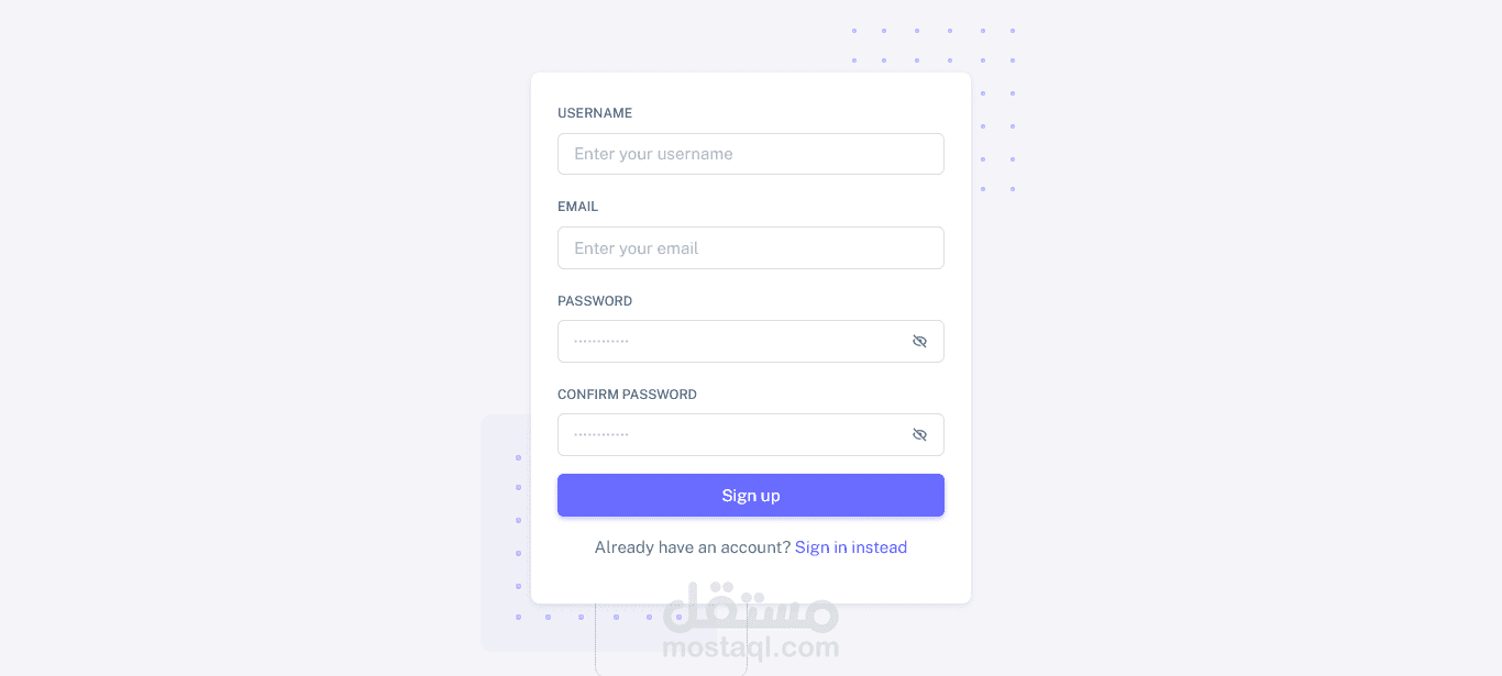 Registeration Page