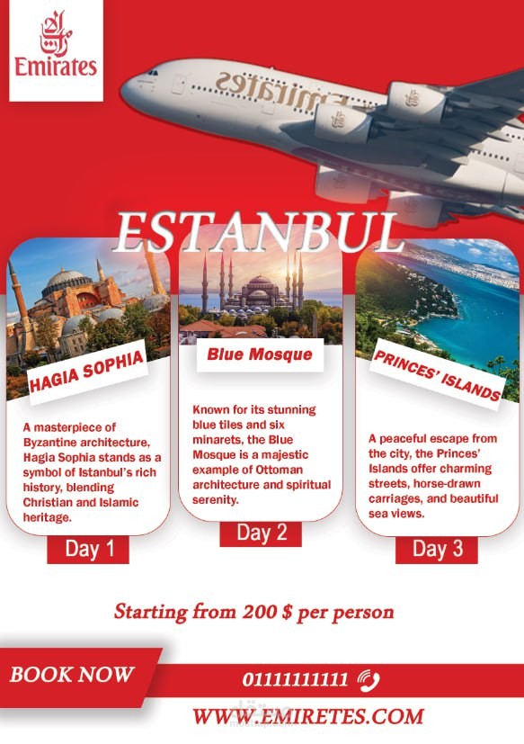 travel flyer