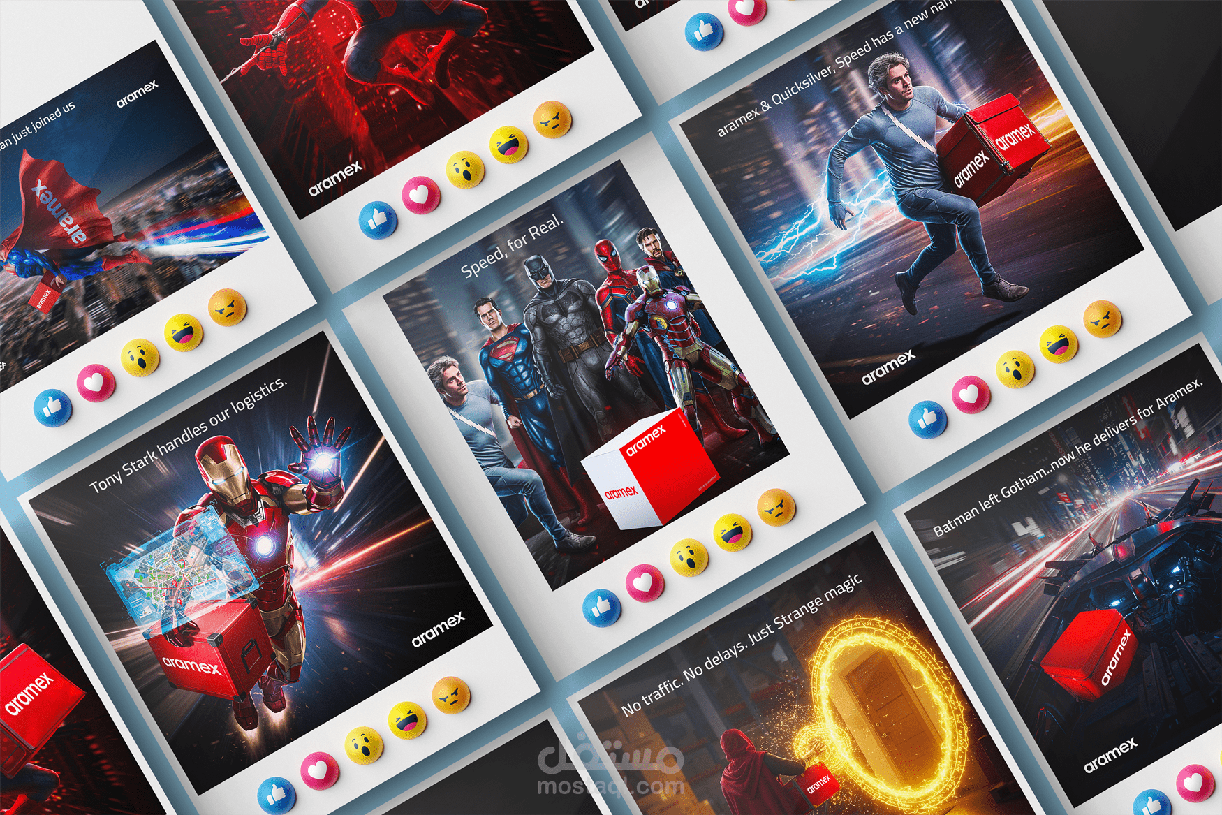 Aramex x Super Speed Heroes Campaign