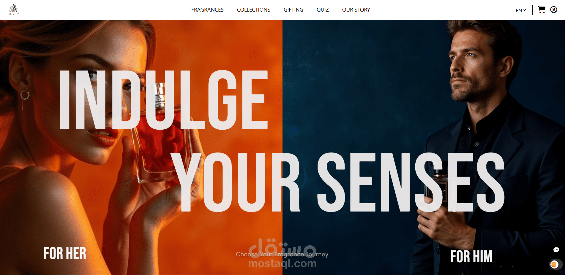 Aloura - Fragrance Website