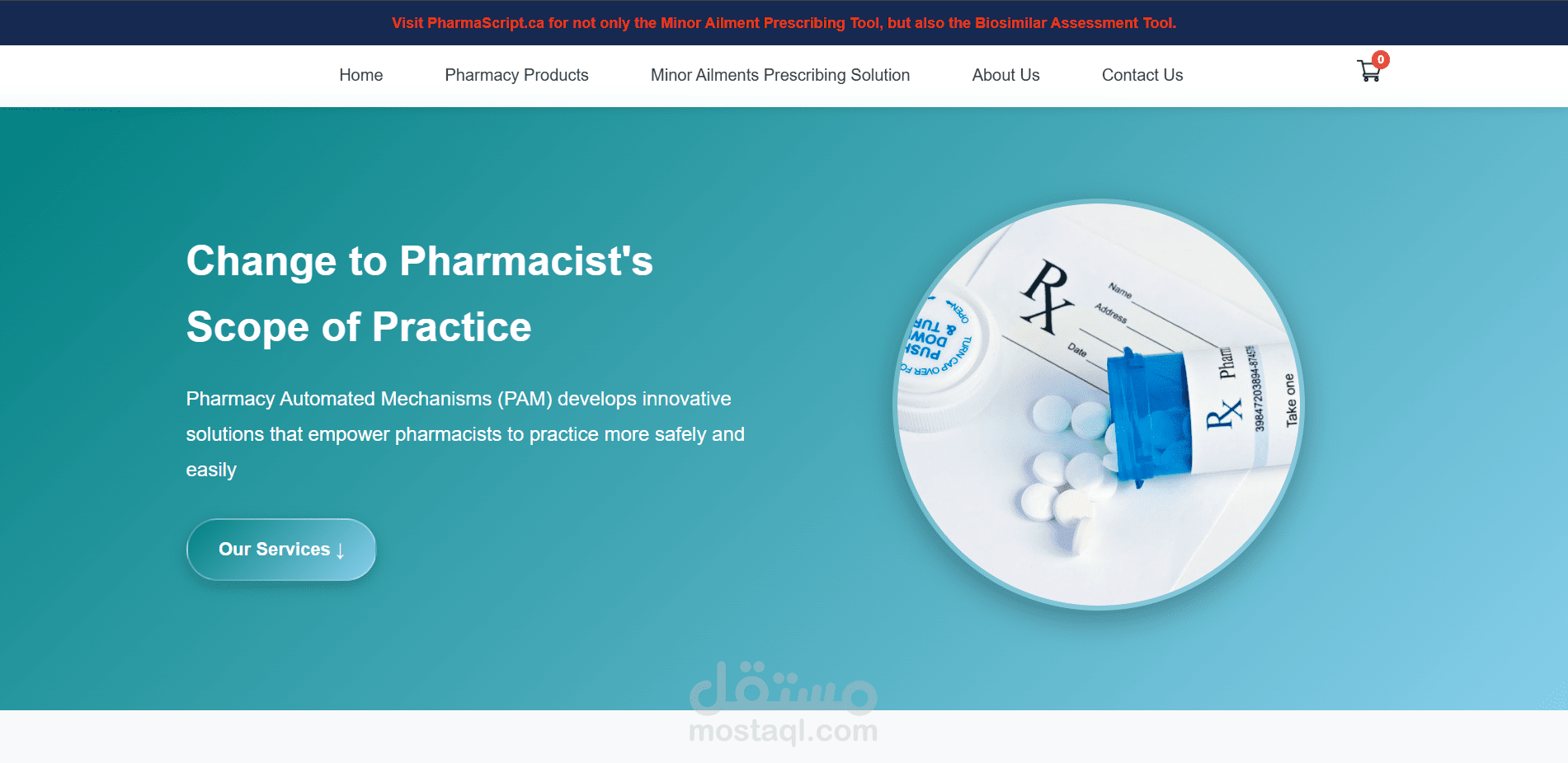 pamca - pharmacist website