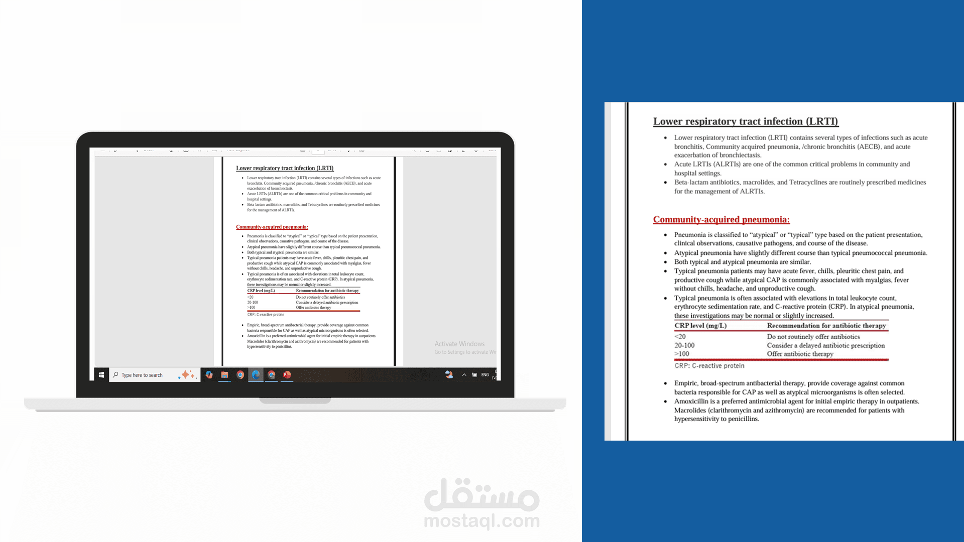كتابه علي Microsoft word و تنسيق الفقرات بشكل لائق ، سهل الفهم  و مريح للعين.