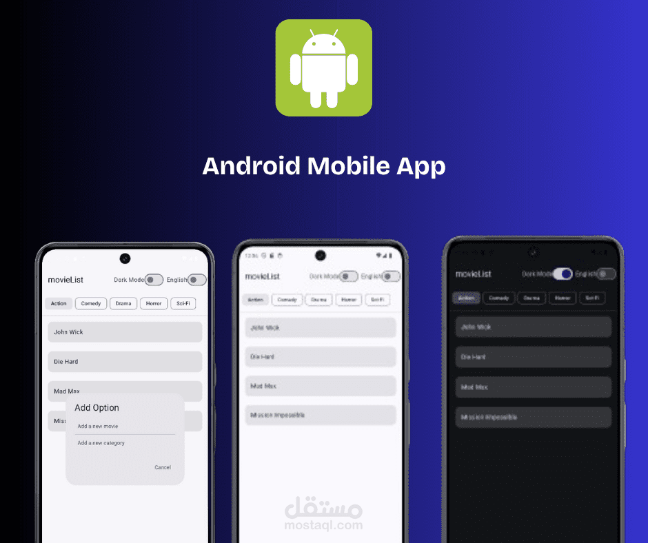Movie list Android App jet compose